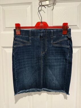 Liverpool Dark Blue Denim Mini Skirt